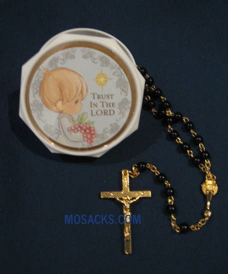 rosary box for boy merica metal|Precious Moments .